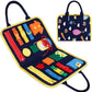 Children's Busy Board Dressing and Buttoning Learning Book Toy - LittleLullabyLoft