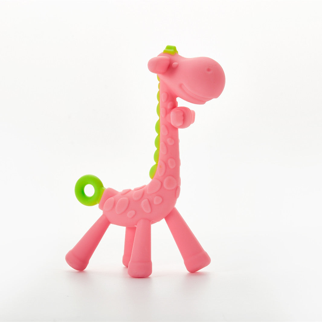 Giraffe Toy for Baby Teether Molar Stick - LittleLullabyLoft