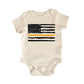 Search and Rescue Thin Orange Line Flag Baby Gift Baby Bodysuit