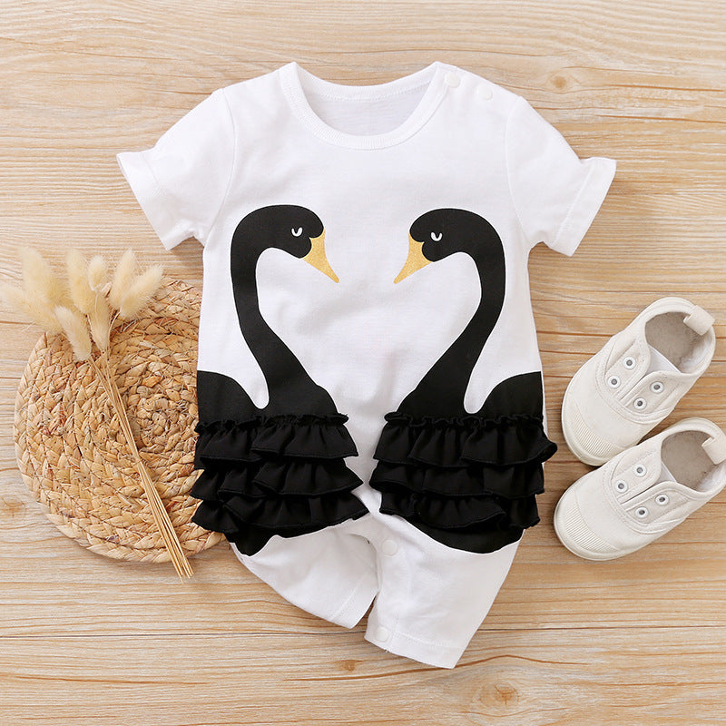 Baby Short Sleeve Casual Onesie for Everyday Comfort