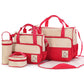 Baby Diaper Bag Suits For Mom Baby Bottle Holder Mother Mummy Stroller Maternity Nappy Bags Sets - LittleLullabyLoft