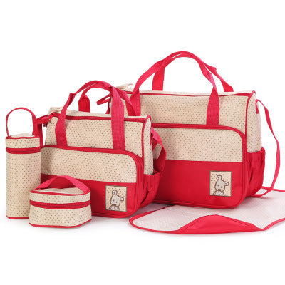 Baby Diaper Bag Suits For Mom Baby Bottle Holder Mother Mummy Stroller Maternity Nappy Bags Sets - LittleLullabyLoft