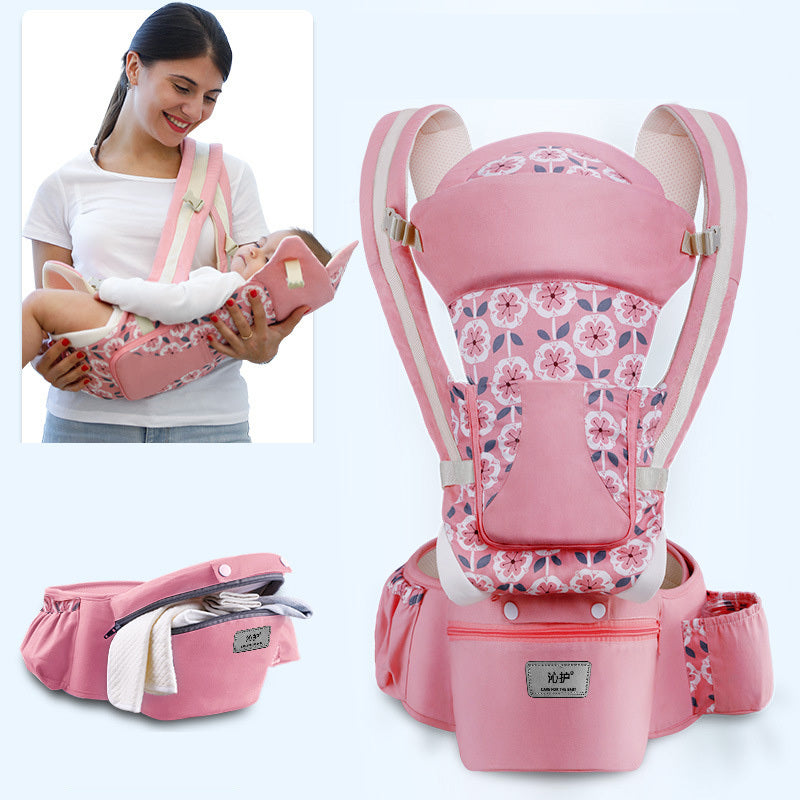 3-in-1 Ergonomic Baby Hipseat Front Carrier Sling