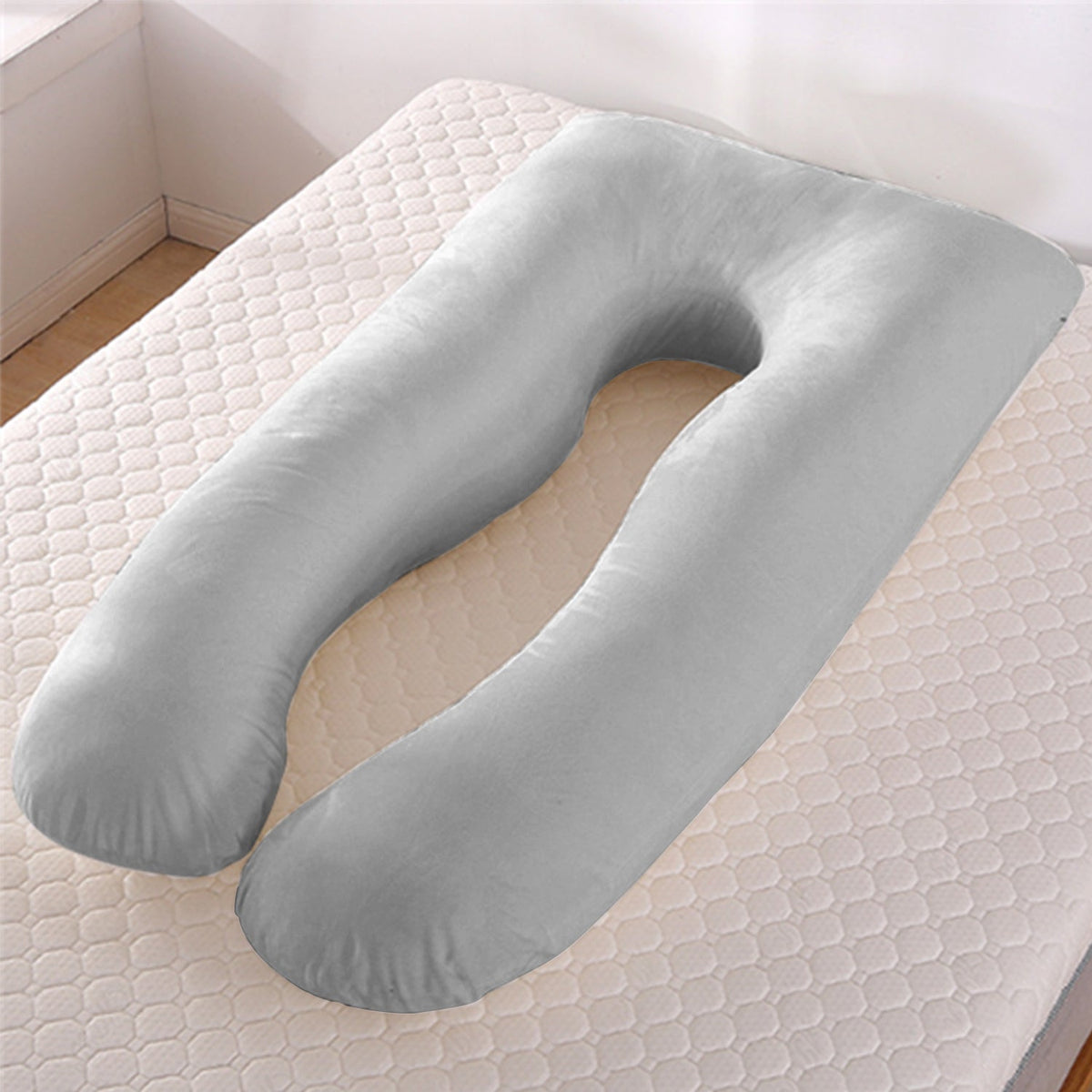 U-Shaped Maternity Pillow – Cooling Pregnancy Support Pillow - LittleLullabyLoft