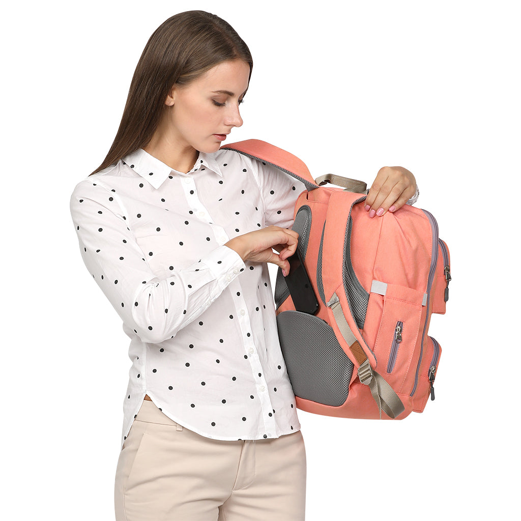 Large Capacity Waterproof Nappy Diaper Bag Travel Backpack