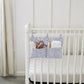 Baby Crib Diaper Caddy Storage Organizer Nursery Room - LittleLullabyLoft