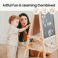 Tiny Land® Caramel Magnitales Easel for Kids - LittleLullabyLoft