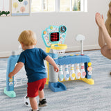 Engaging 5 in 1 Toddler Sports Toy Set with Adjustable Basketball Hoop for Growing Kids