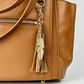 The Lillian Diaper Bag - Cognac - LittleLullabyLoft