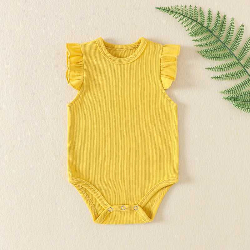Newborn Baby Girl Onesie Jumpsuit Romper Outfit Set