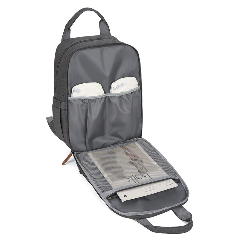 Multi-Functional Diaper Bag with Changing Pad Warming Compartment