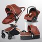 3-in-1 High Landscape 360° Rotating Foldable Baby Stroller - LittleLullabyLoft