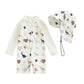 Baby Long-sleeved Onesie Swimsuit With Sun Protection for Boys And Girls - LittleLullabyLoft