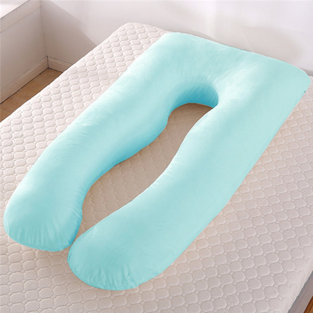 U-Shaped Maternity Pillow – Cooling Pregnancy Support Pillow - LittleLullabyLoft