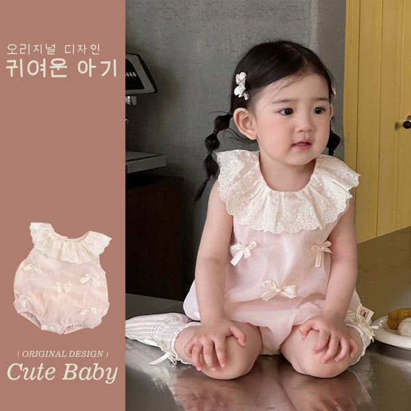 Summer Baby Girl Thin Lightweight Casual Clothing Outfit
