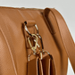 The Lillian Diaper Bag - Cognac - LittleLullabyLoft