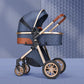 High Landscape Lightweight Folding Baby Stroller with Shock Absorption - LittleLullabyLoft