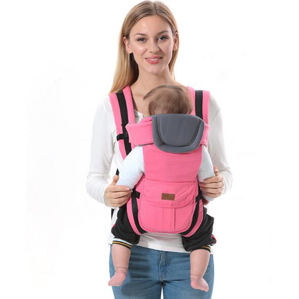 4-in-1 Breathable Baby Carrier Sling Backpack for Infants