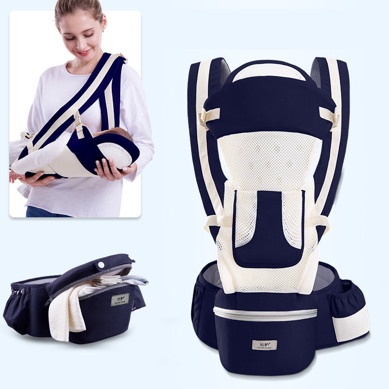 3-in-1 Ergonomic Baby Hipseat Front Carrier Sling