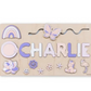 Personalized Baby Name Wooden Puzzle Toy - LittleLullabyLoft