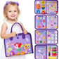 Children's Busy Board Dressing and Buttoning Learning Book Toy - LittleLullabyLoft