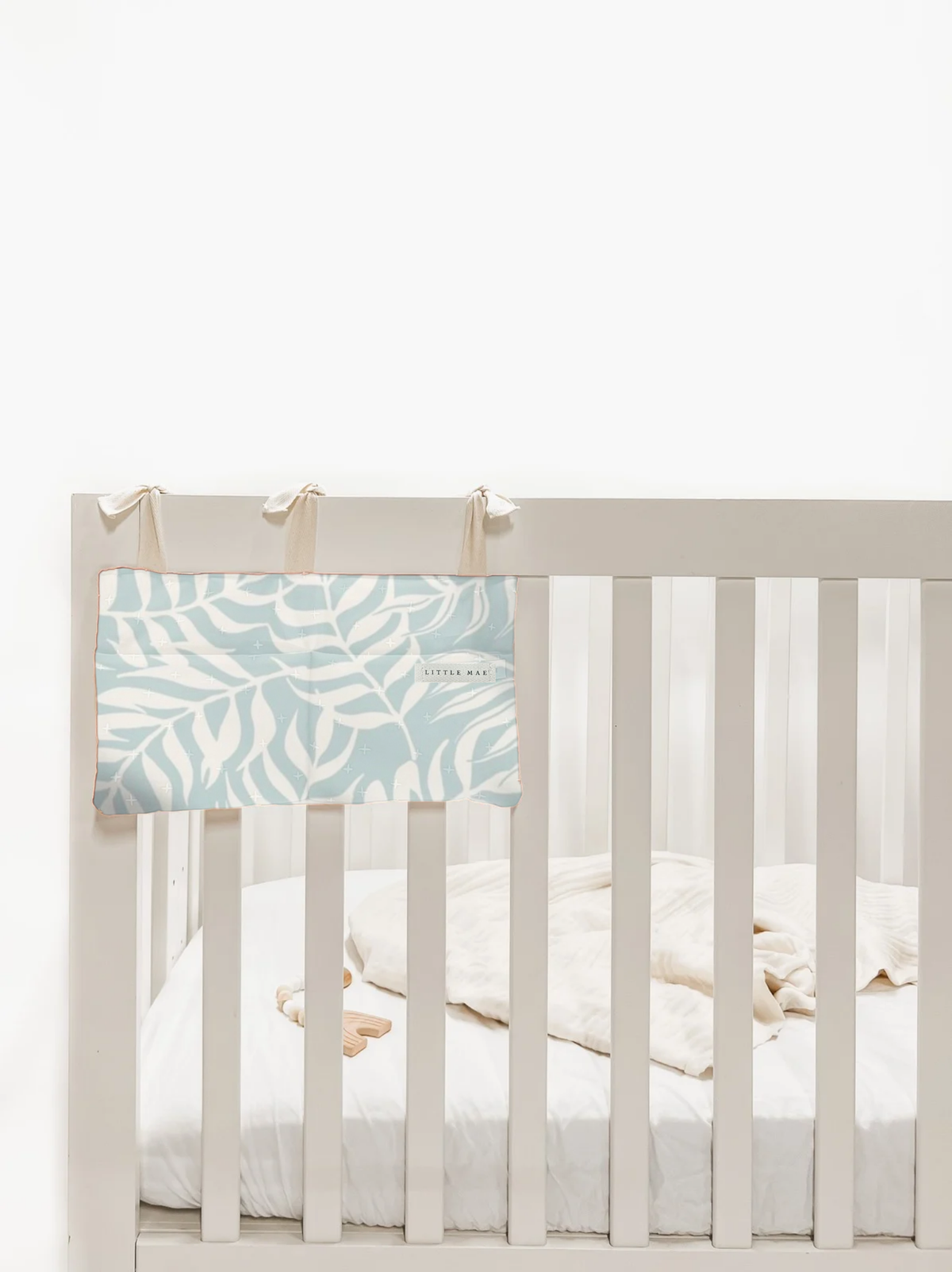 Baby Crib Diaper Caddy Storage Organizer Nursery Room - LittleLullabyLoft