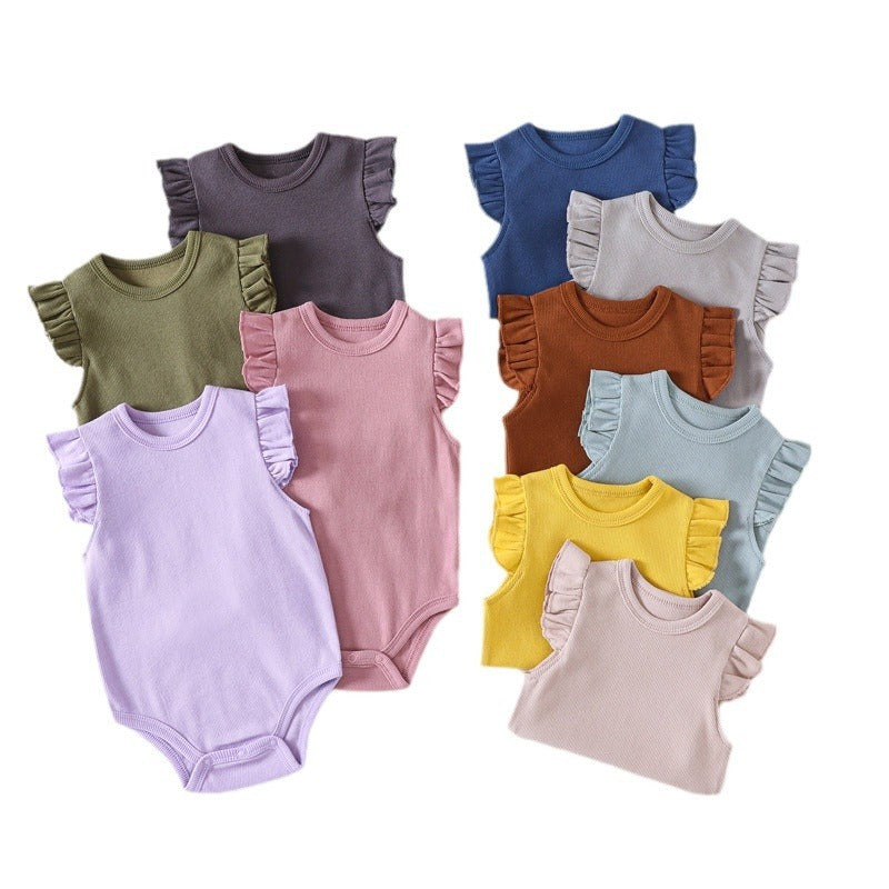 Newborn Baby Girl Onesie Jumpsuit Romper Outfit Set
