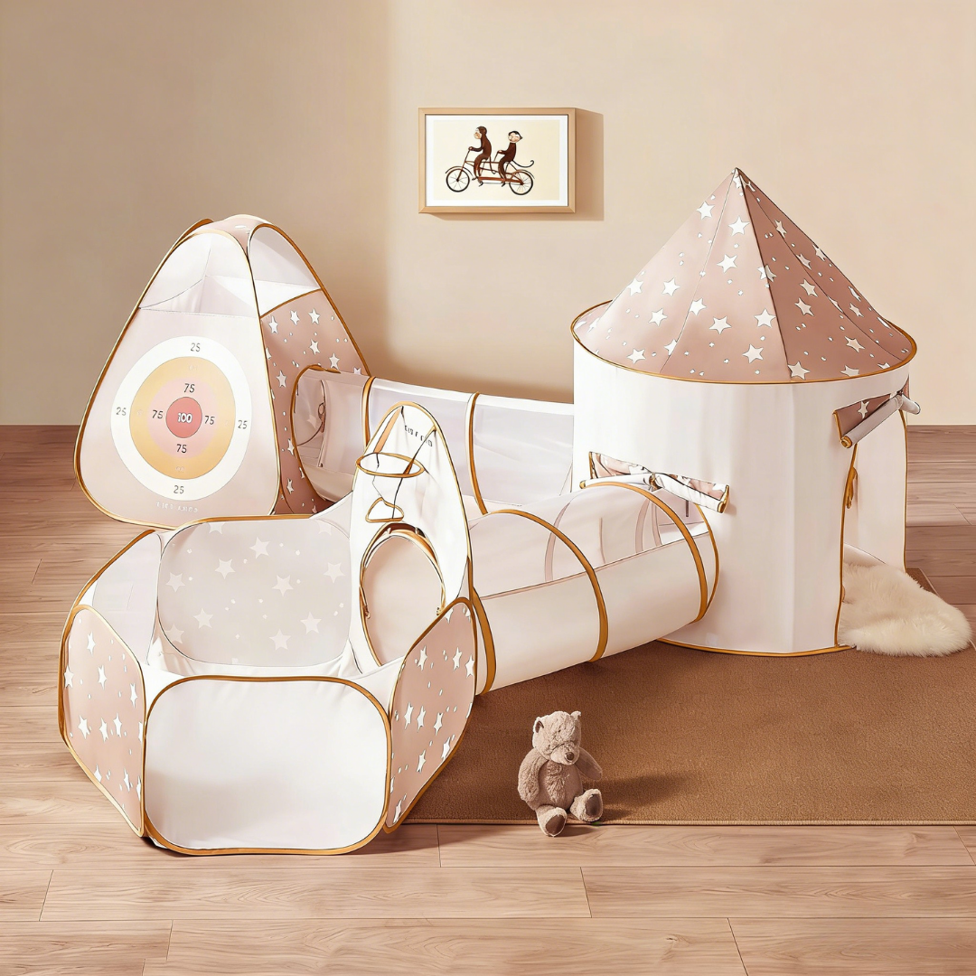 Tiny Land® Discovery 5-in-1 Play Tunnel With no Balls - LittleLullabyLoft