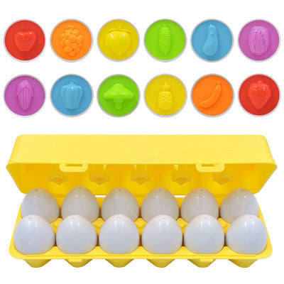 Baby Learning Educational Toy Smart Egg Toy Games Shape Matching Sorters Toys Montessori Eggs Toys For Kids Children - LittleLullabyLoft