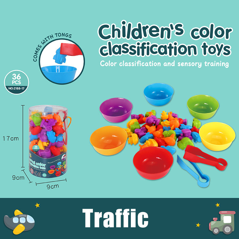 Engaging Rainbow Counting Cognitive Toy Set for Early Childhood Learning