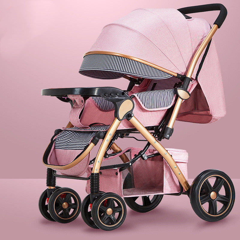 Lightweight Foldable Baby Stroller for Everyday Travel Convenience