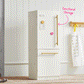 Tiny Land® Play Kitchen Accessories – Play Kitchen Fridge: Wooden Cabinet Refrigerator for Kids - LittleLullabyLoft