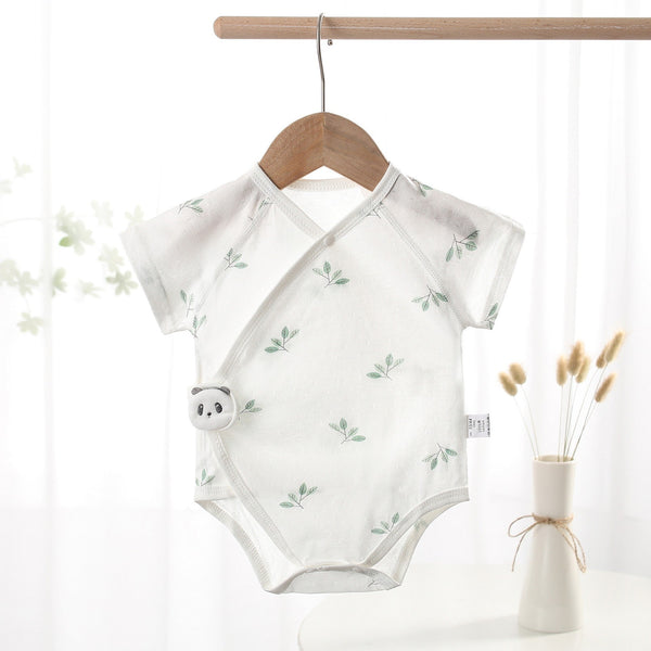 Pure Cotton Newborn Short Sleeve One-Piece Baby Romper