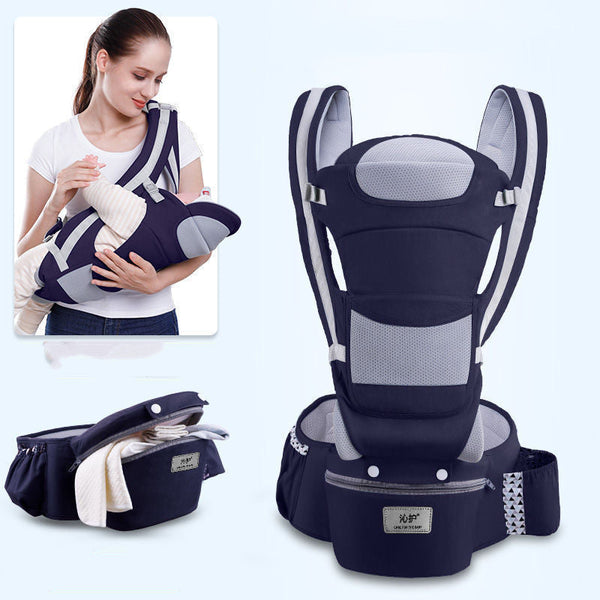 3-in-1 Ergonomic Baby Hipseat Front Carrier Sling