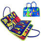 Children's Busy Board Dressing and Buttoning Learning Book Toy - LittleLullabyLoft