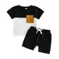 Summer Baby Toddler Solid Top and Shorts Set - LittleLullabyLoft