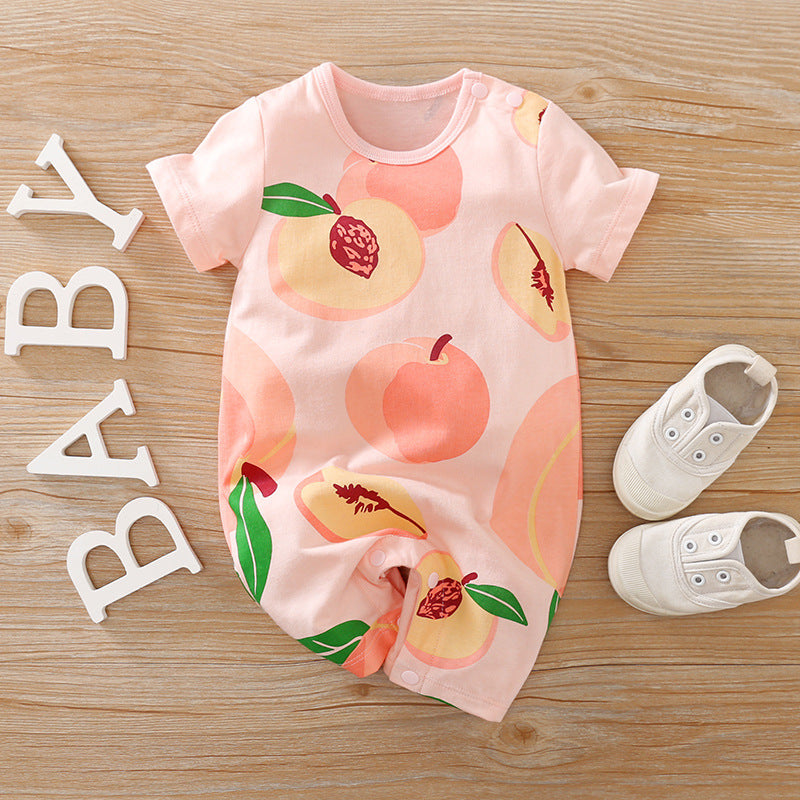 Baby Short Sleeve Casual Onesie for Everyday Comfort