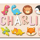 Personalized Baby Name Wooden Puzzle Toy - LittleLullabyLoft