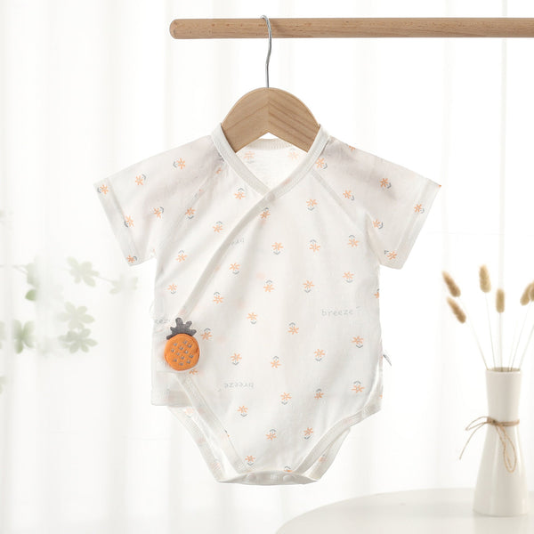 Pure Cotton Newborn Short Sleeve One-Piece Baby Romper
