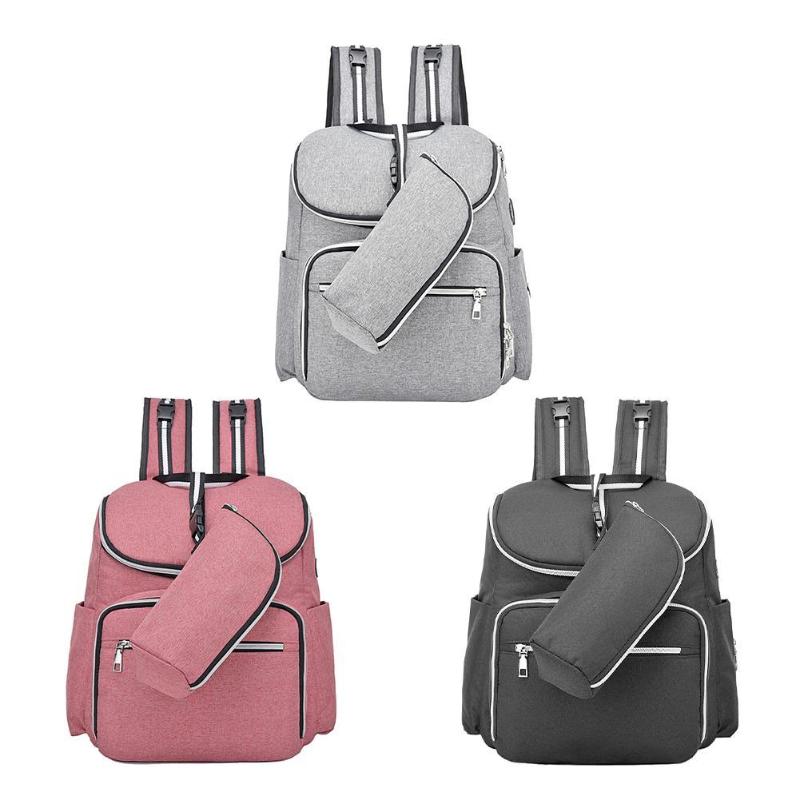 Fashion Waterproof Maternity Diaper Backpack Large Capacity Baby Bag