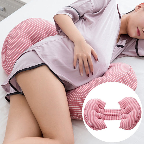 U-Shaped Pregnancy Pillow for Belly and Side Sleepers