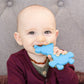Little bamBAM Baby Teething Toy – Cyan - LittleLullabyLoft