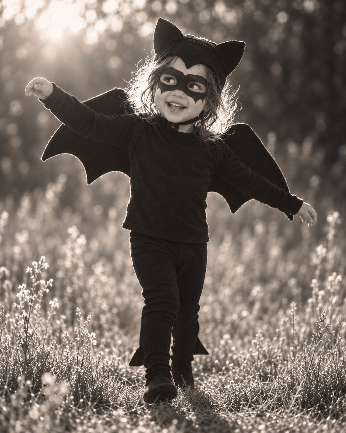 Black Bat Halloween Costume