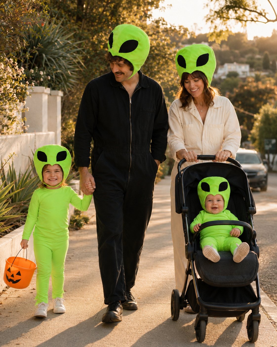 Baby Cosmic Green Alien Halloween Costume