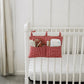 Baby Crib Diaper Caddy Storage Organizer Nursery Room - LittleLullabyLoft