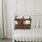 Baby Crib Diaper Caddy Storage Organizer Nursery Room - LittleLullabyLoft