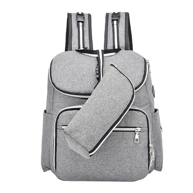 Fashion Waterproof Maternity Diaper Backpack Large Capacity Baby Bag