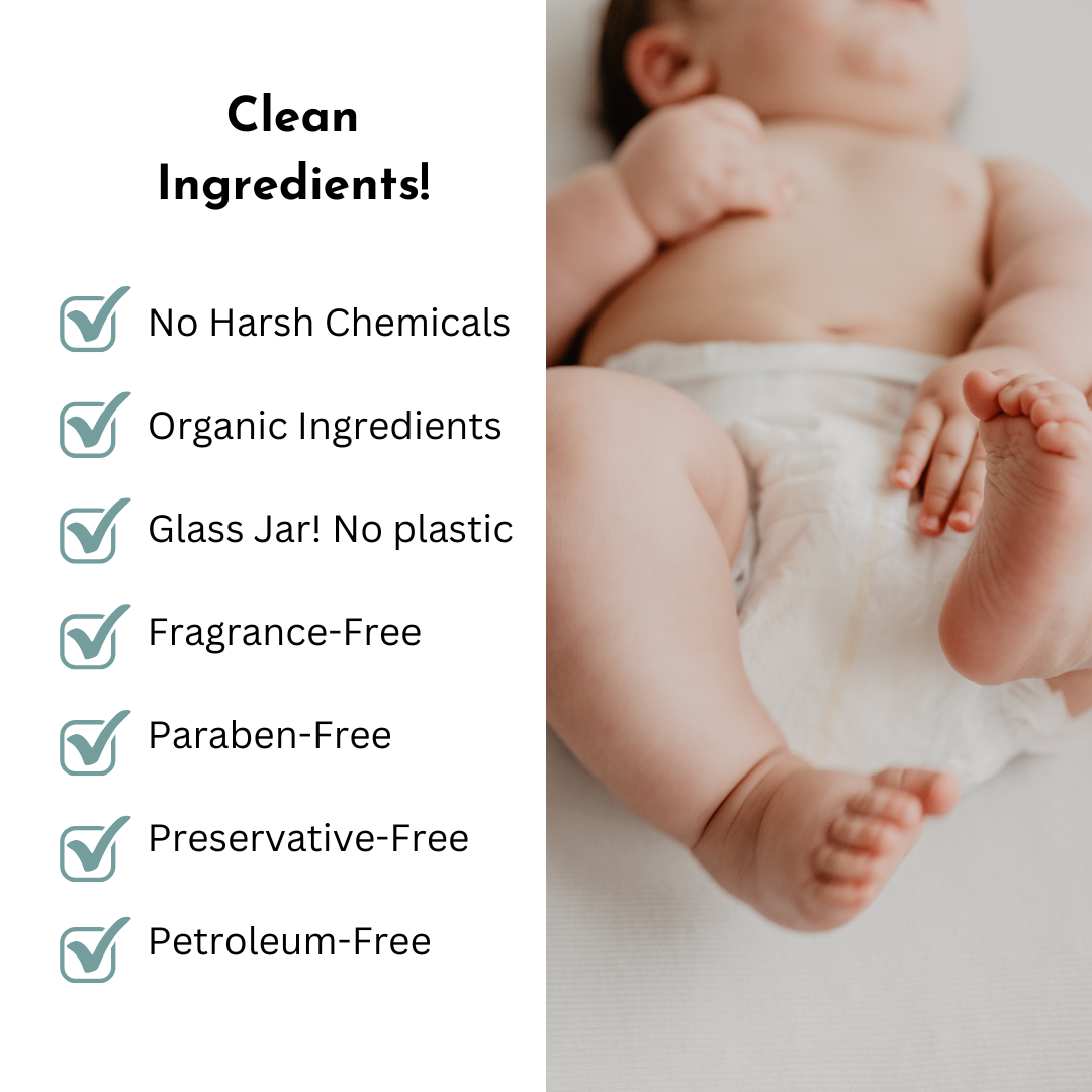 Baby Diaper Rash Relief Balm - LittleLullabyLoft
