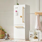 Tiny Land® Play Kitchen Accessories – Play Kitchen Fridge: Wooden Cabinet Refrigerator for Kids - LittleLullabyLoft