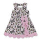 Sleeveless camo bow duck scallop kids girls athletic dress - LittleLullabyLoft